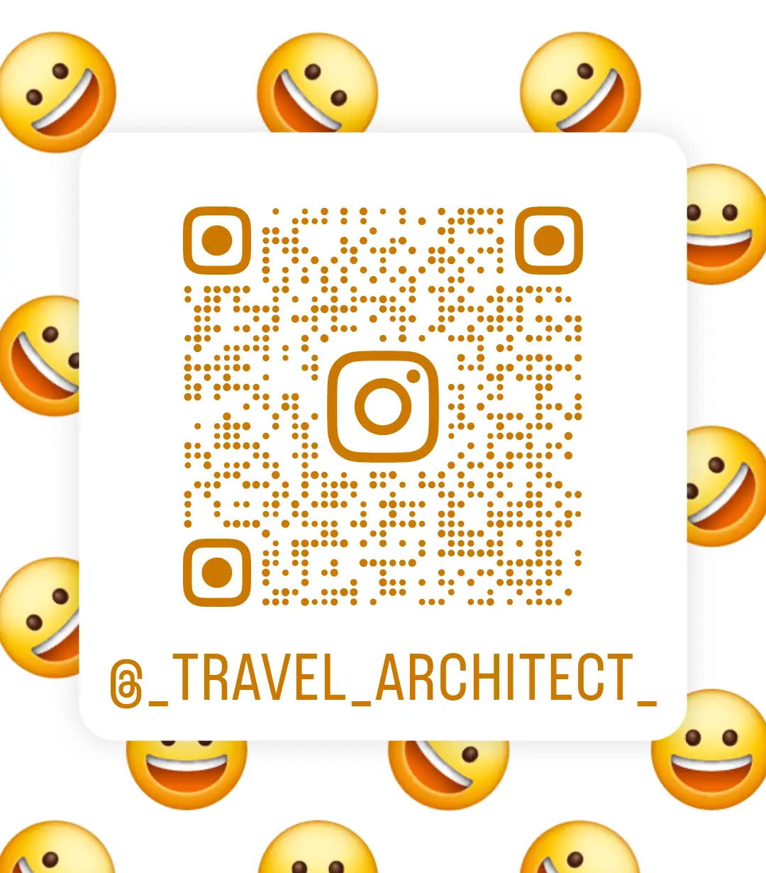 qr code instagram travel architect